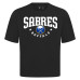 Футболка Buffalo Sabres Levelwear Black Luxe Signature Knit