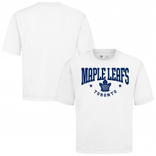 Toronto Maple Leafs Levelwear White Luxe Signature Knit T-Shirt