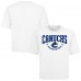Vancouver Canucks Levelwear White Luxe Signature Knit T-Shirt