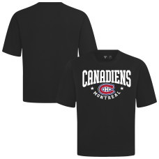 Футболка Montreal Canadiens Levelwear Black Luxe Signature Knit Футболка Montreal Canadiens Levelwear Black Luxe Signature Knit