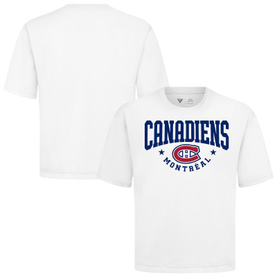 Футболка Montreal Canadiens Levelwear White Luxe Signature Knit