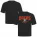Anaheim Ducks Levelwear Black Luxe Signature Knit T-Shirt
