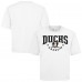 Anaheim Ducks Levelwear White Luxe Signature Knit T-Shirt