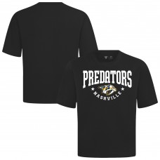 Nashville Predators Levelwear Black Luxe Signature Knit T-Shirt