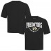 Nashville Predators Levelwear Black Luxe Signature Knit T-Shirt
