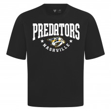 Nashville Predators Levelwear Black Luxe Signature Knit T-Shirt