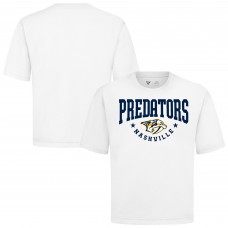 Nashville Predators Levelwear White Luxe Signature Knit T-Shirt