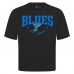 St. Louis Blues Levelwear Black Luxe Signature Knit T-Shirt