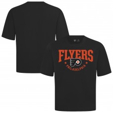 Philadelphia Flyers Levelwear Black Luxe Signature Knit T-Shirt