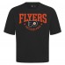 Philadelphia Flyers Levelwear Black Luxe Signature Knit T-Shirt