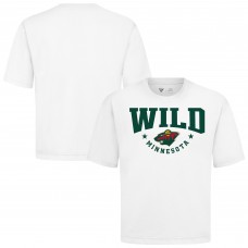 Minnesota Wild Levelwear White Luxe Signature Knit T-Shirt