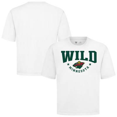 Minnesota Wild Levelwear White Luxe Signature Knit T-Shirt