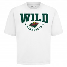 Minnesota Wild Levelwear White Luxe Signature Knit T-Shirt