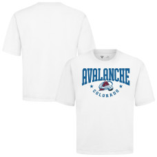 Colorado Avalanche Levelwear White Luxe Signature Knit T-Shirt Colorado Avalanche Levelwear White Luxe Signature Knit T-Shirt