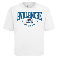 Colorado Avalanche Levelwear White Luxe Signature Knit T-Shirt Colorado Avalanche Levelwear White Luxe Signature Knit T-Shirt