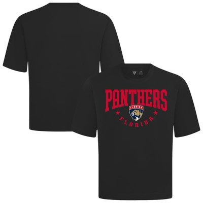 Футболка Florida Panthers Levelwear Black Luxe Signature Knit