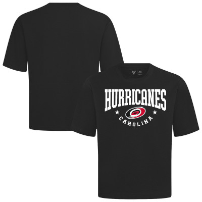 Футболка Carolina Hurricanes Levelwear Black Luxe Signature Knit