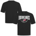 Футболка Carolina Hurricanes Levelwear Black Luxe Signature Knit