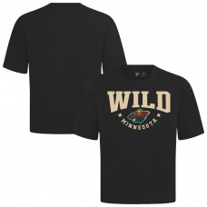 Minnesota Wild Levelwear Black Luxe Signature Knit T-Shirt