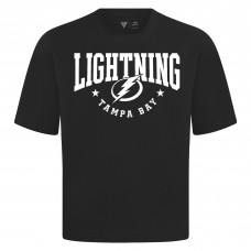 Tampa Bay Lightning Levelwear Black Luxe Signature Knit T-Shirt