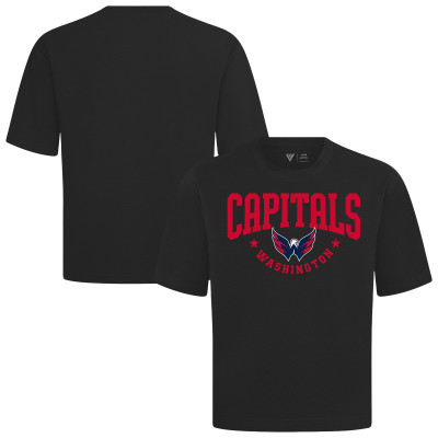Футболка Washington Capitals Levelwear Black Luxe Signature Knit