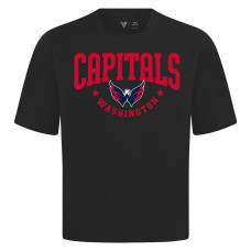 Футболка Washington Capitals Levelwear Black Luxe Signature Knit