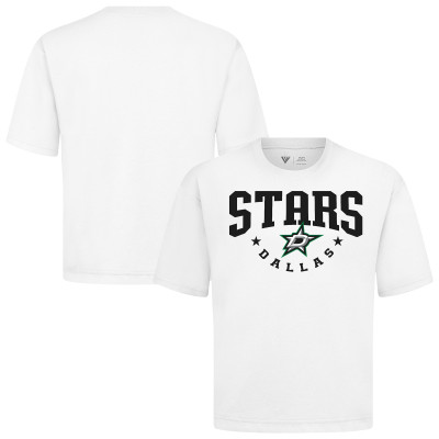 Dallas Stars Levelwear White Luxe Signature Knit T-Shirt