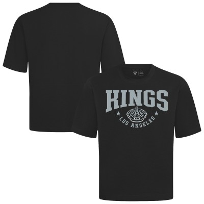 Los Angeles Kings Levelwear Black Luxe Signature Knit T-Shirt