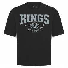 Los Angeles Kings Levelwear Black Luxe Signature Knit T-Shirt