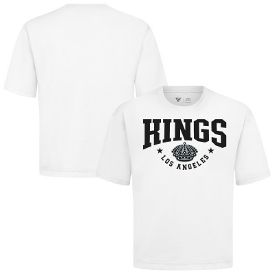 Los Angeles Kings Levelwear White Luxe Signature Knit T-Shirt
