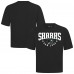 San Jose Sharks Levelwear Black Luxe Signature Knit T-Shirt