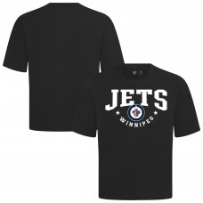Winnipeg Jets Levelwear Black Luxe Signature Knit T-Shirt