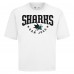 San Jose Sharks Levelwear White Luxe Signature Knit T-Shirt