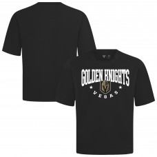 Vegas Golden Knights Levelwear Black Luxe Signature Knit T-Shirt