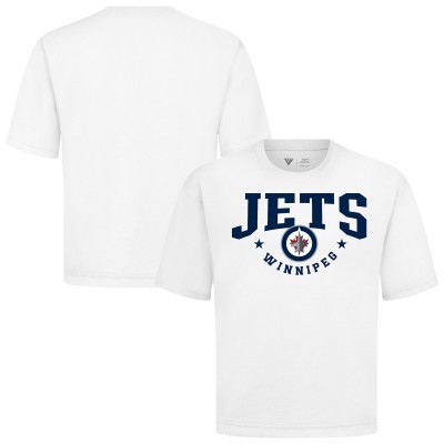Winnipeg Jets Levelwear White Luxe Signature Knit T-Shirt