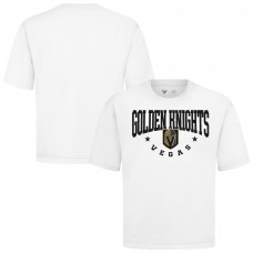 Vegas Golden Knights Levelwear White Luxe Signature Knit T-Shirt