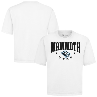 Utah Mammoth Levelwear White Luxe Signature Knit T-Shirt
