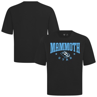 Utah Mammoth Levelwear Black Luxe Signature Knit T-Shirt