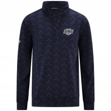 Los Angeles Kings Levelwear Navy Chameleon Quarter-Zip Sweatshirt