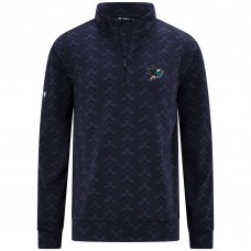 San Jose Sharks Levelwear Navy Chameleon Quarter-Zip Sweatshirt