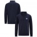 Winnipeg Jets Levelwear Navy Chameleon Quarter-Zip Sweatshirt