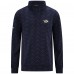Nashville Predators Levelwear Navy Chameleon Quarter-Zip Sweatshirt