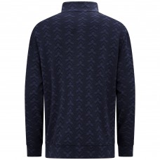 Calgary Flames Levelwear Navy Chameleon Quarter-Zip Sweatshirt