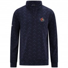 Ottawa Senators Levelwear Navy Chameleon Quarter-Zip Sweatshirt