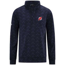 Свитшот New Jersey Devils Levelwear Navy Chameleon Quarter-Zip Свитшот New Jersey Devils Levelwear Navy Chameleon Quarter-Zip