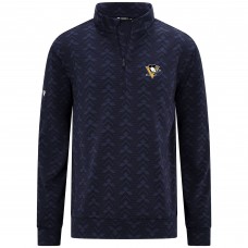 Pittsburgh Penguins Levelwear Navy Chameleon Quarter-Zip Sweatshirt