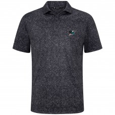 San Jose Sharks Levelwear Black Speckle Polo