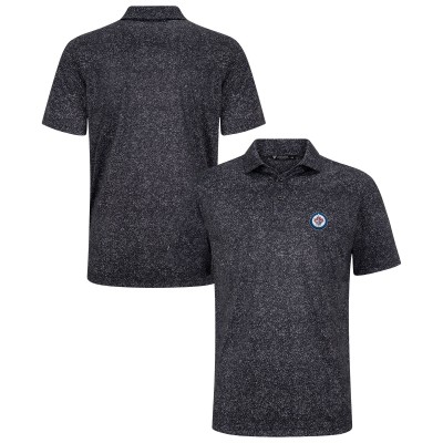 Winnipeg Jets Levelwear Black Speckle Polo
