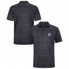 New York Rangers Levelwear Black Speckle Polo