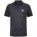 New York Rangers Levelwear Black Speckle Polo